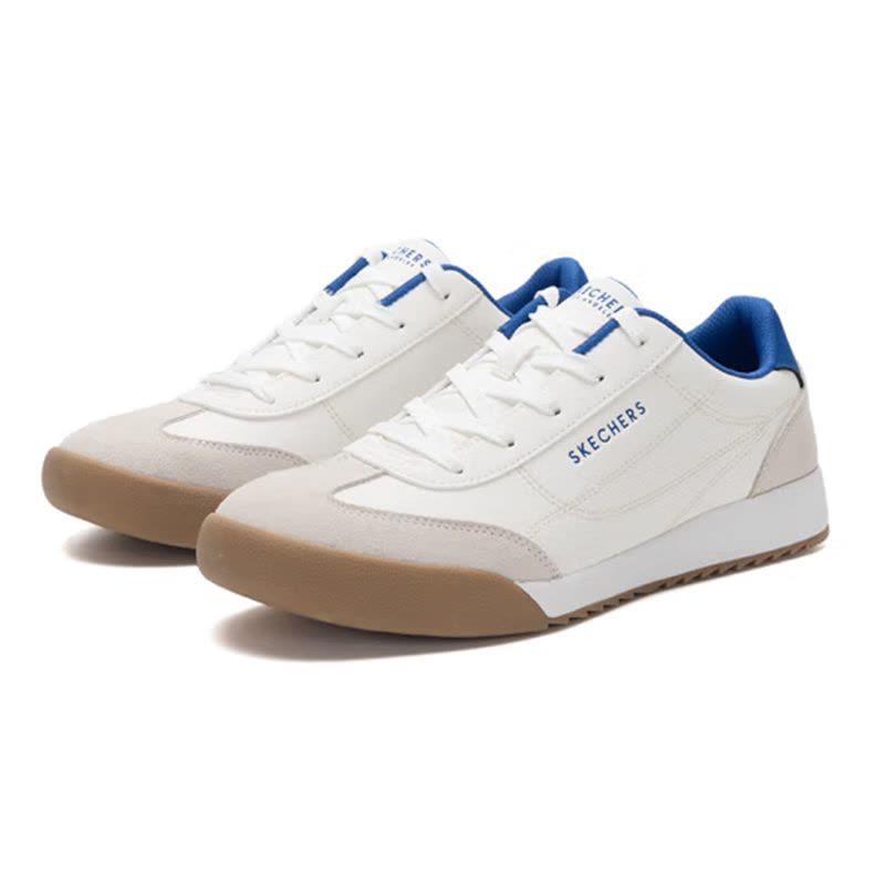 斯凯奇男士休闲板鞋183284-WHT 白色图片