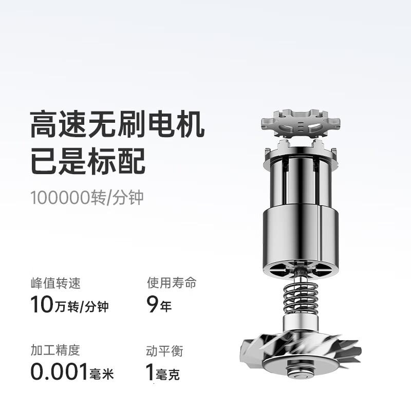徕芬LaifenSELite家用入款高速吹风机莱芬大风力速干低噪便携风筒推荐SElite奶茶色