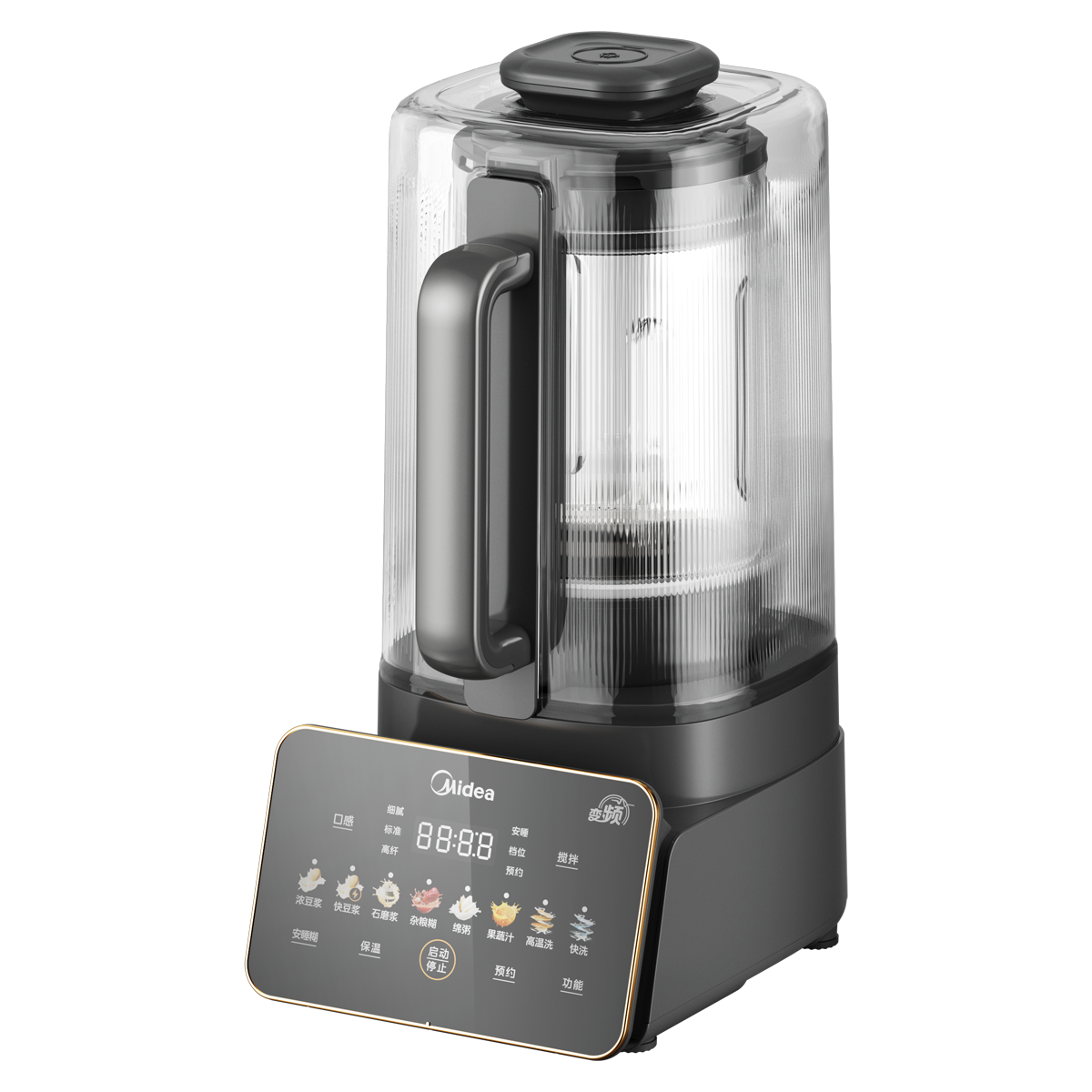 美的(Midea)安睡系列破壁机1.3L家用变频800W自清洗降噪豆浆机 MJ-FC11高清大图