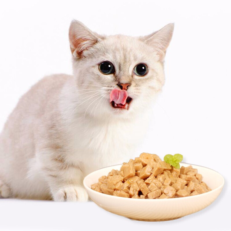 麦富迪猫湿粮 肉粒包猫咪恋营养增肥发腮牛肉金枪鱼海洋成幼猫罐头零食 牛肉味85g*12包高清大图