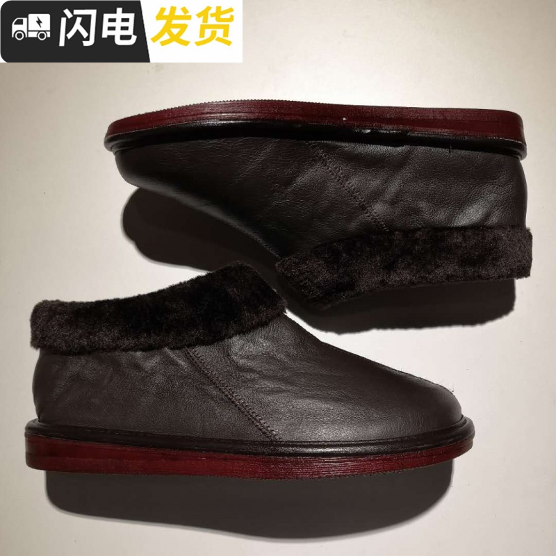 2022年冬季拖鞋平跟TPR(牛筋)头层居家脚拖鞋启如