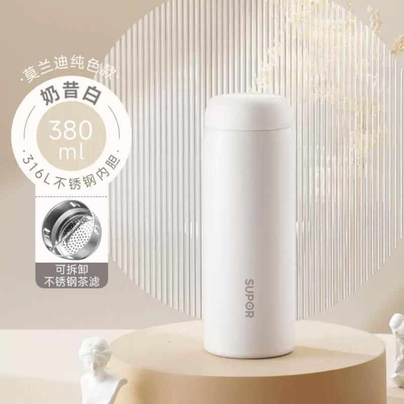 苏泊尔 KC38FP11 保温杯.Q 380ml-奶昔白