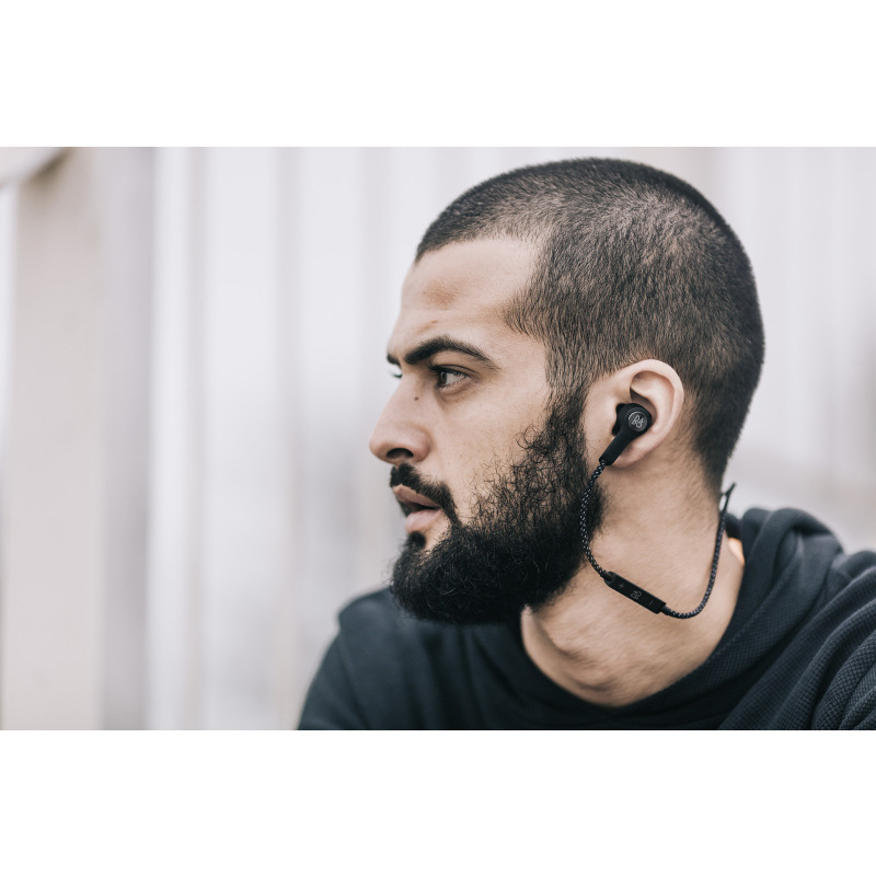 B&O PLAY beoplay H5 入耳式蓝牙无线耳机 磁吸运动耳机 手机游戏耳机 跑步带麦可通话 黑色