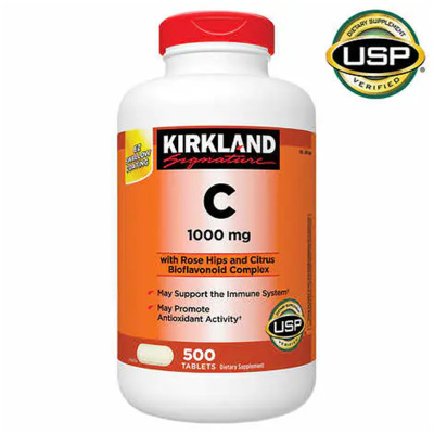 Kirkland Signature 维生素 C 1000 毫克,500 片促进抗氧化活性