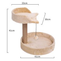 猫抓板猫窝猫抓柱猫玩具猫咪用品剑麻耐磨磨爪器逗猫立式柱