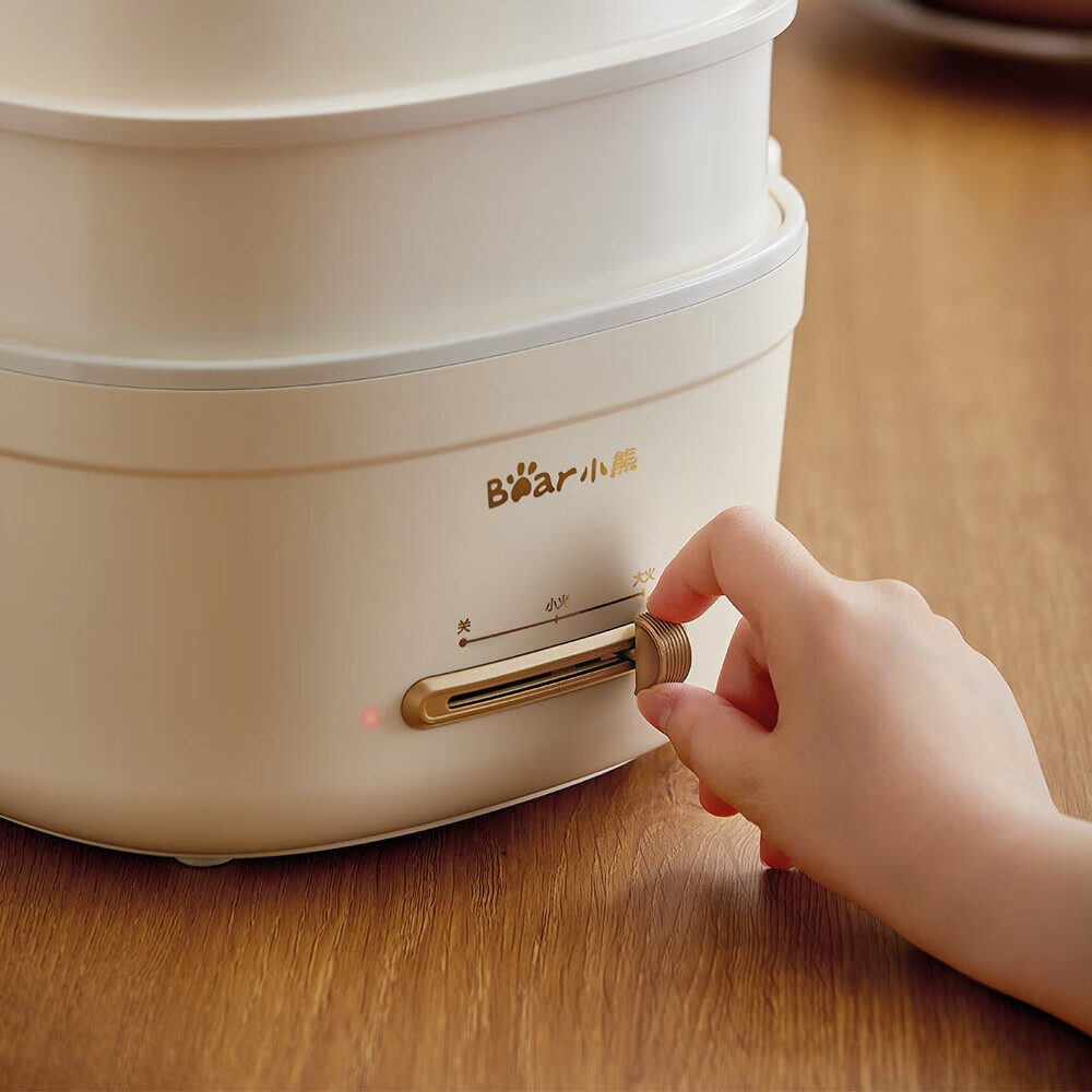 小熊3L一体电热锅 电火锅DRG-E30U8 带蒸笼高清大图