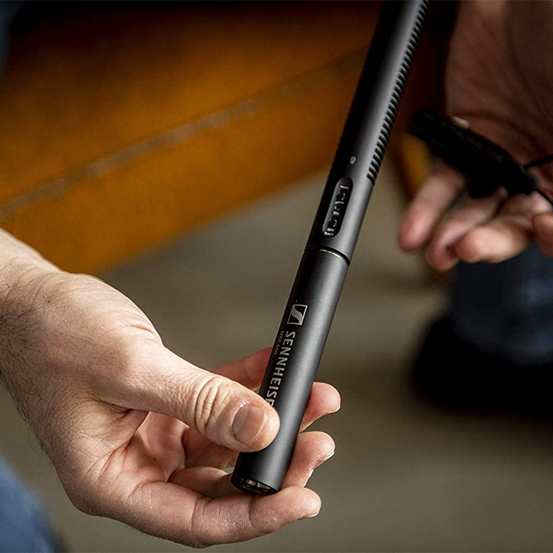 森海塞尔sennheisermke600单反相机麦克风拍摄采访录音直播话筒麦克风