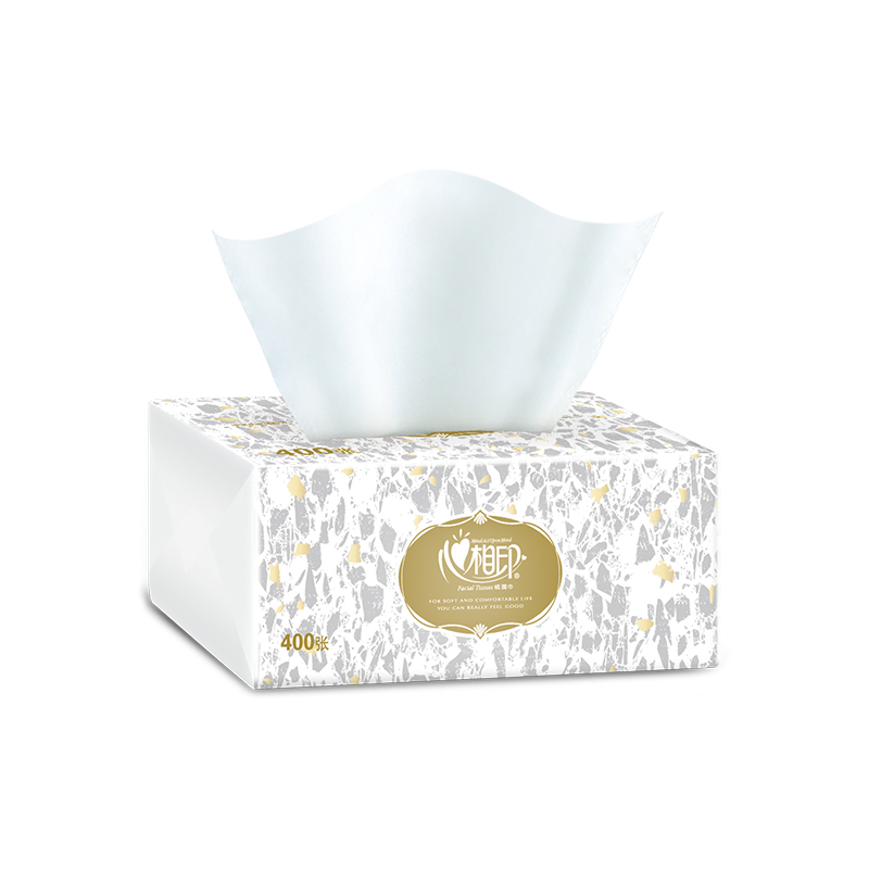 心相印(Mind Act Upon Mind) 抽纸 RDT200商用恒金塑装纸面巾(60包)箱装高清大图