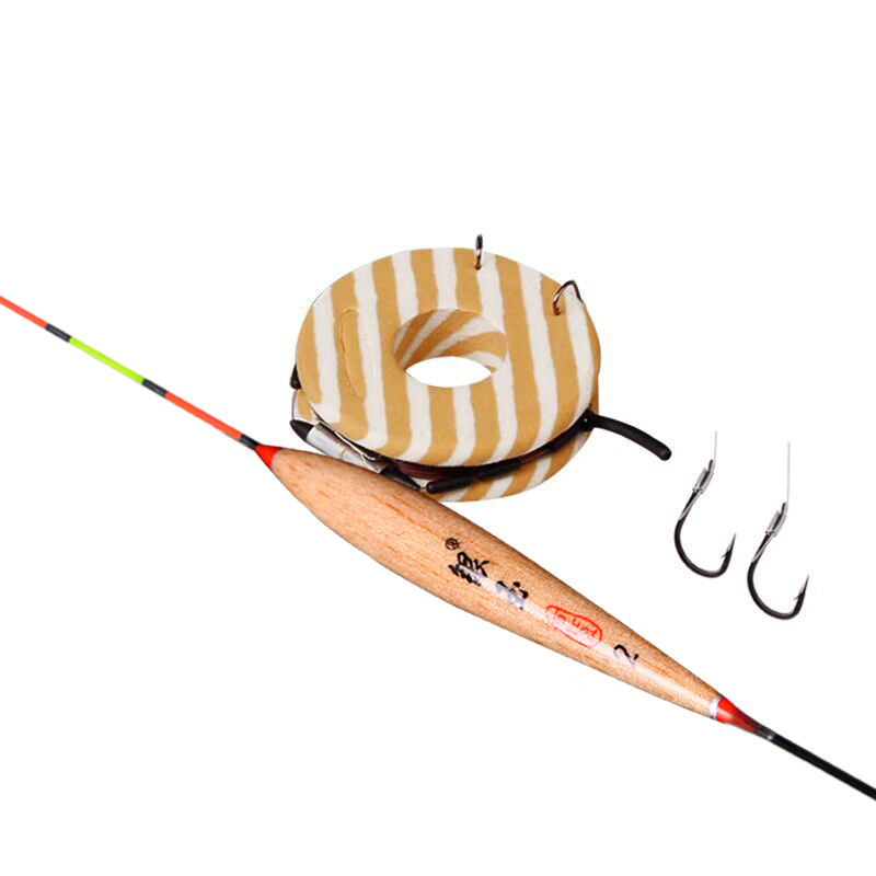 钓鱼带漂线组方便台钓成品主线子线鱼钩鱼线鱼漂全套绑好渔具套装鱼具