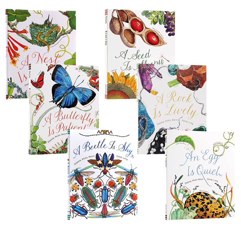 美丽成长生命科普绘本系列6册 [正版]美丽成长生命科普绘本系列6册英文原版绘本 A Seed Is Sleepy/A B高清大图