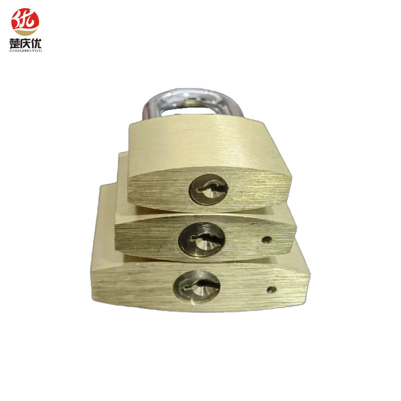 楚庆优 挂锁铜锁通开锁通用锁 38MM 把