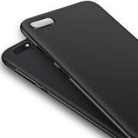 [送手机支架]轻万适用华为畅享8e手机壳磨砂保护套黑色tpu防摔HUAWEI