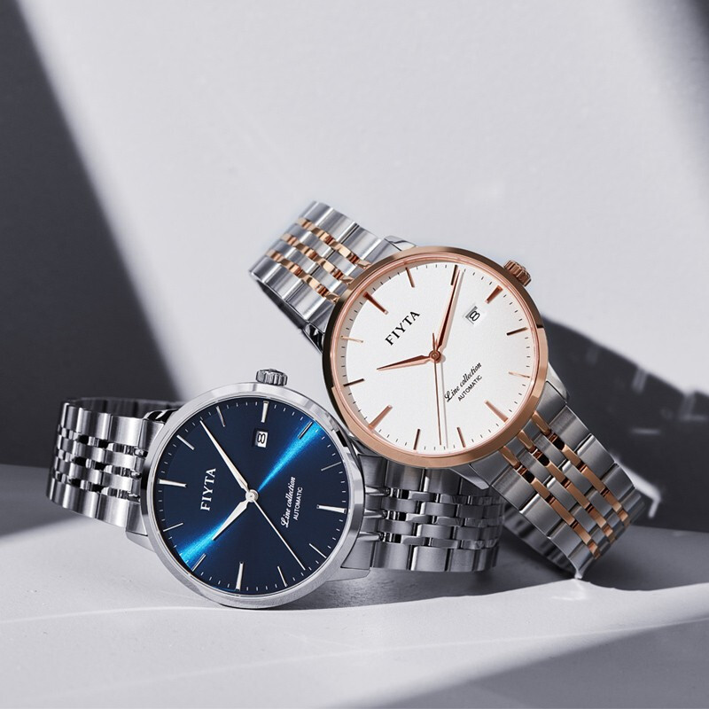 新品正品飞亚达风致系列超薄自动休闲防水商务机械男表ga801001wlw