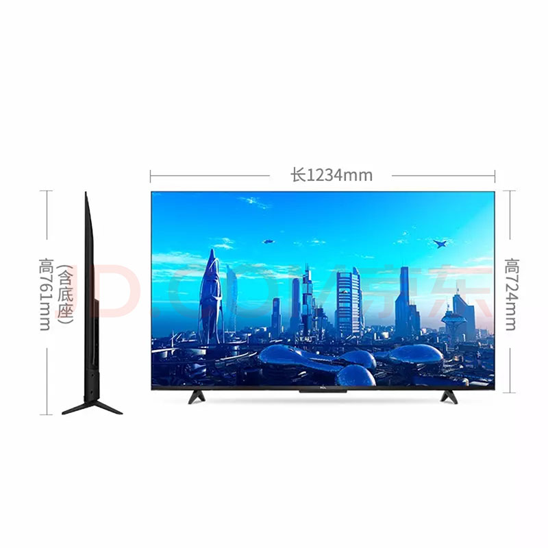 TCL 官方旗舰 55A40 (55英寸) 吋 4K超高清电视 AI声控智慧屏全面屏 杜比+DTS双解码液晶平板电视机高清大图