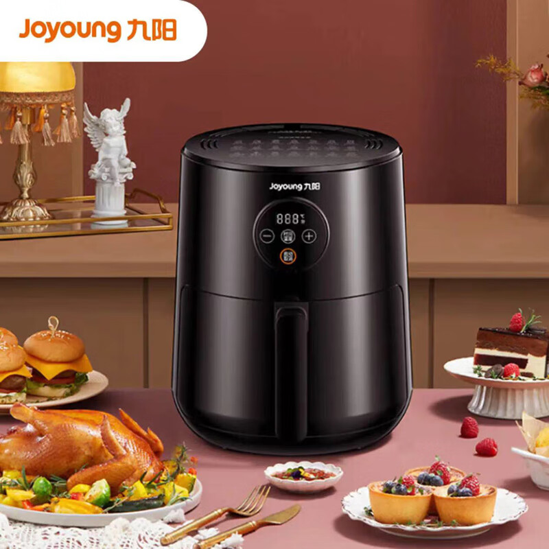 九阳 KL45-VF322 空气炸锅 大容量 家用智能 不沾易清洗 准确定时无油煎炸 4.5L