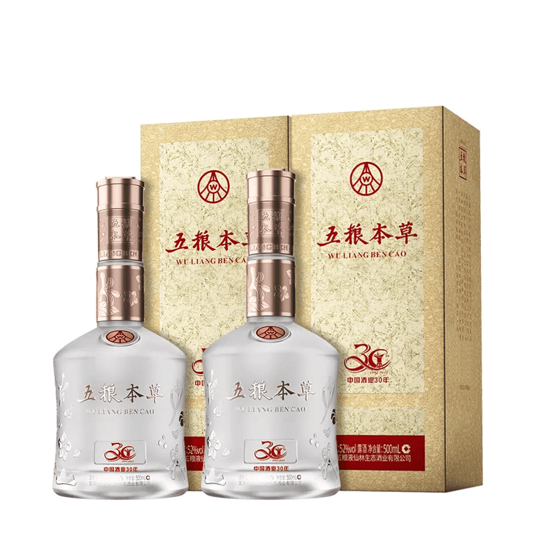五粮液52度五粮本草·金花500ml【价格图片品牌报价】-苏宁易购