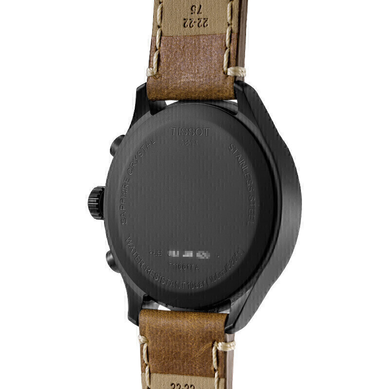 天梭(TISSOT)瑞士手表 速驰系列腕表 皮带石英男表T116.617.36.057.00