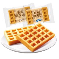 回头客华夫饼干满格网早餐软面包小吃零食品卡侬尼蛋糕点整箱散装