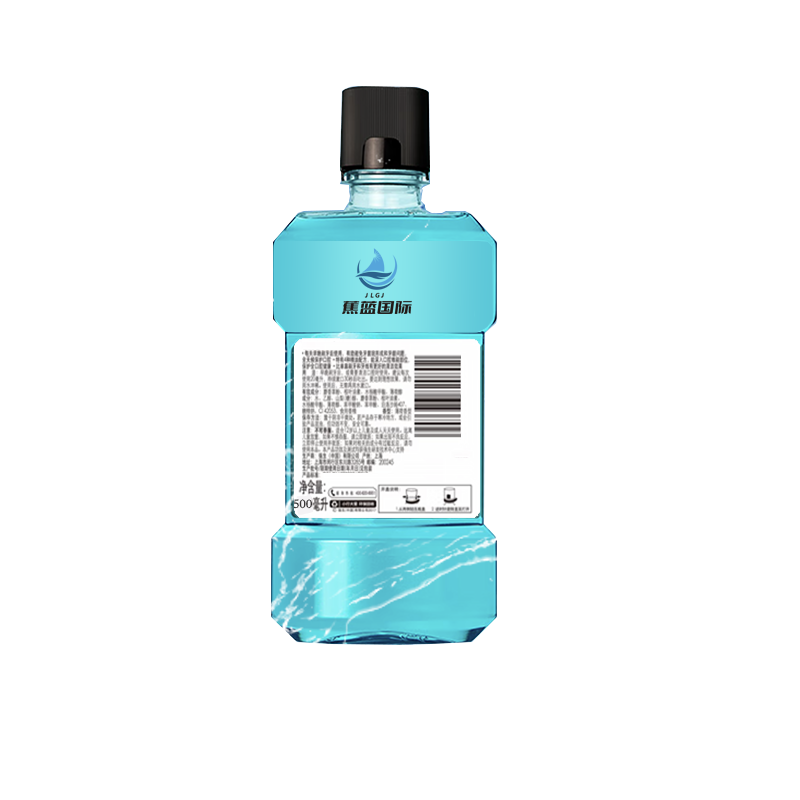 蕉蓝国际 清新劲爽漱口水 (500ml/瓶)减少细菌 深度清洁 清新口气高清大图
