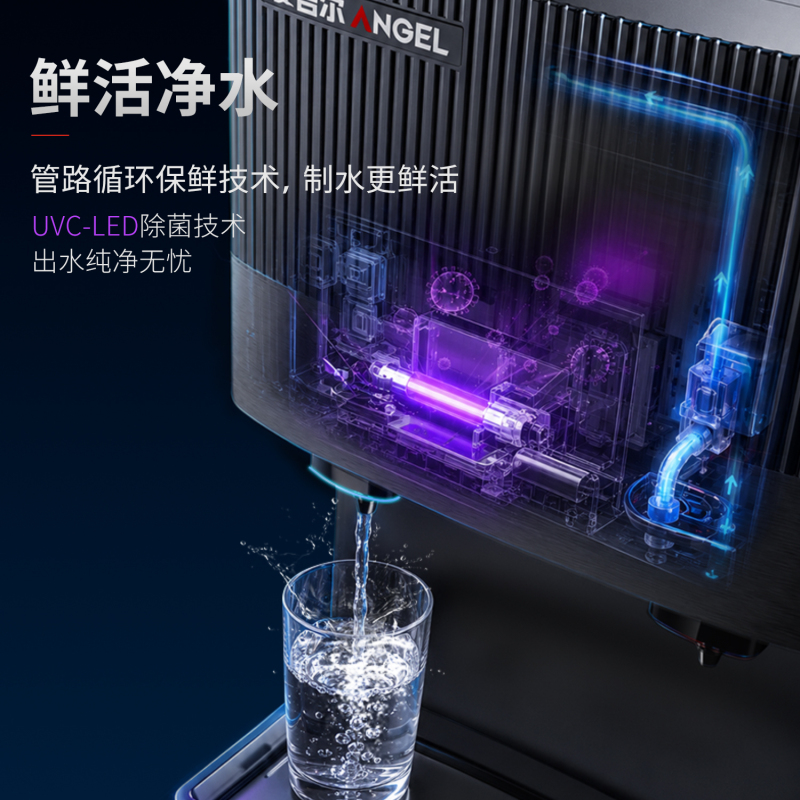 安吉尔商用1000G反渗透RO过滤温热型直饮水机AHR3689-1030K2 大通量净水设备A1000直饮机净水机高清大图