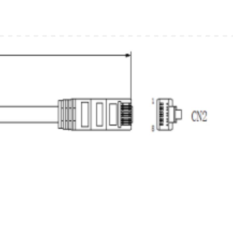 华睿科技 配套SS4000传感器标准外部网线黑色15M CABNET-M12A4-RJ45-15D 货期2周高清大图