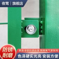 夜莺 工厂仓库隔离网车间隔离网围栏网防护网快递分拣隔断网铁丝网门防护栅栏 黄色3米高*0.7米宽/一张网一根柱
