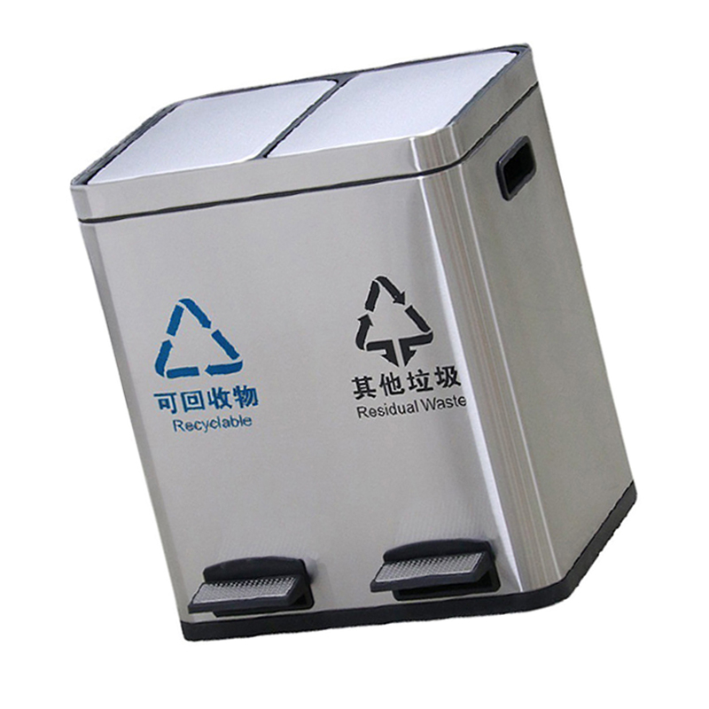 圣承启 翻盖垃圾桶 28L个高清大图