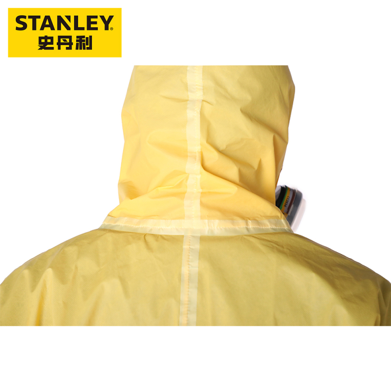 史丹利ST3330标准款防化服 黄色SXWW3330CN-S 耐酸碱危化品防化服防腐蚀
