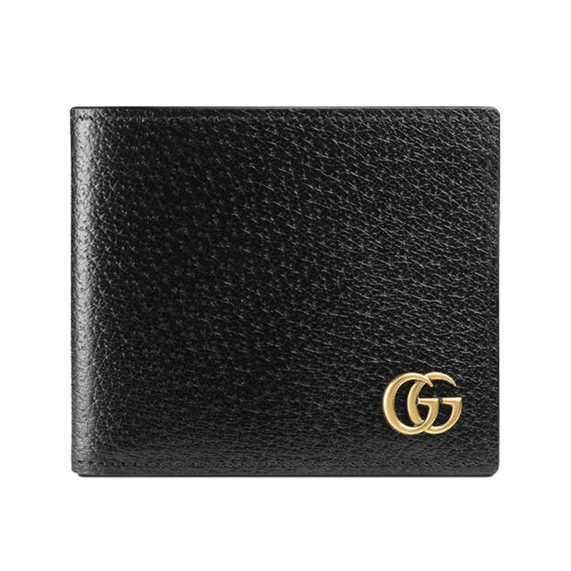 GUCCI/古驰 钱包男 GG 双折牛皮短款折叠钱夹卡包钱包428726