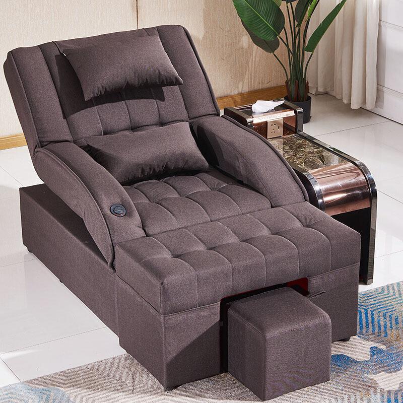 足疗沙发电动沐足洗脚修脚按摩床采耳休闲桑拿洗浴足浴沙发可躺椅安心