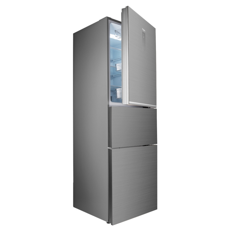 惠而浦whirlpool三门风冷冰箱bcd263wt07gbws星悦银