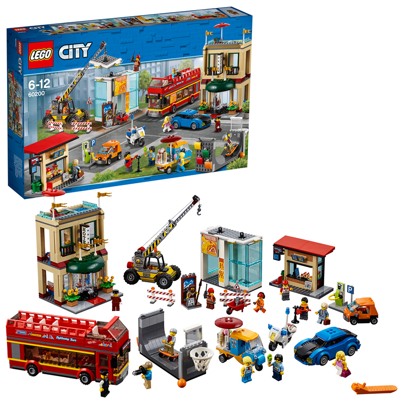 LEGO乐高 City城市系列 城市中心广场60200