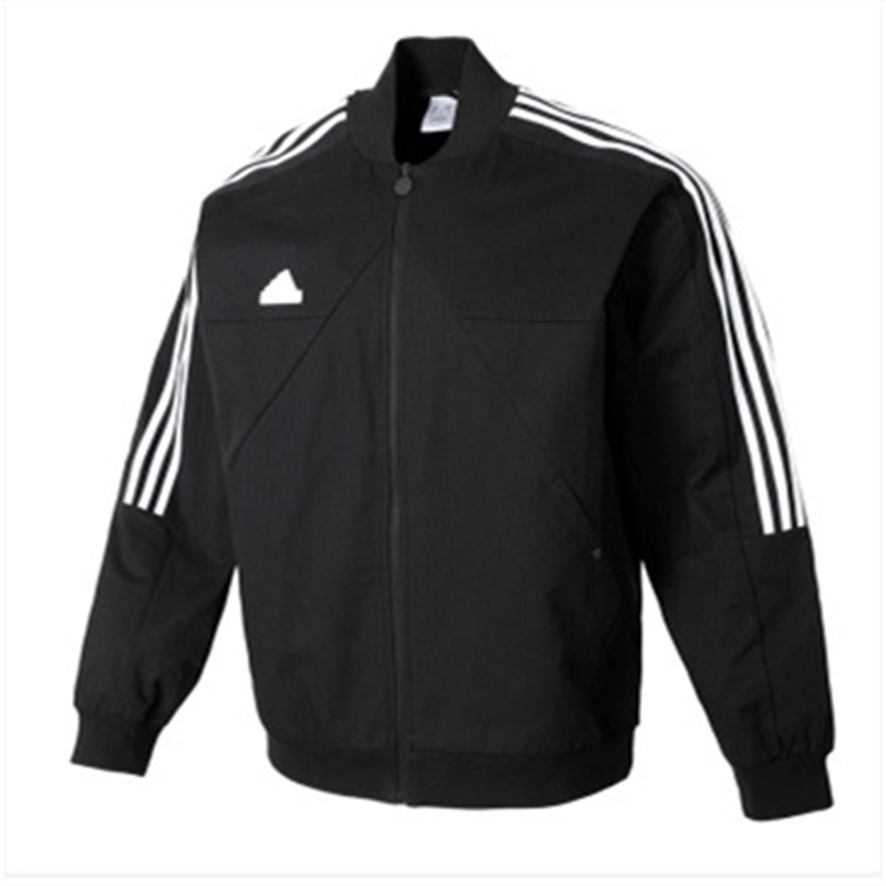 阿迪达斯 (adidas)男装新款运动服跑步休闲外套时尚连帽夹克上衣 IP3791 ZP高清大图