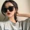 2019新款墨镜女韩版潮网红圆脸街拍复古大框个性时尚百搭太阳眼镜