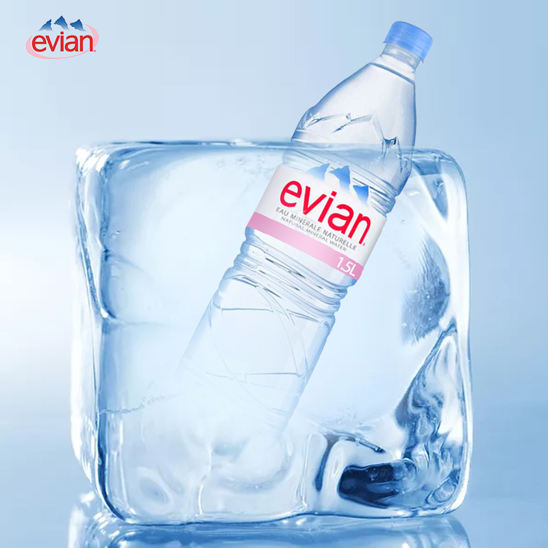 依云evian矿泉水15l6瓶箱进口饮用水矿物质水法国进口