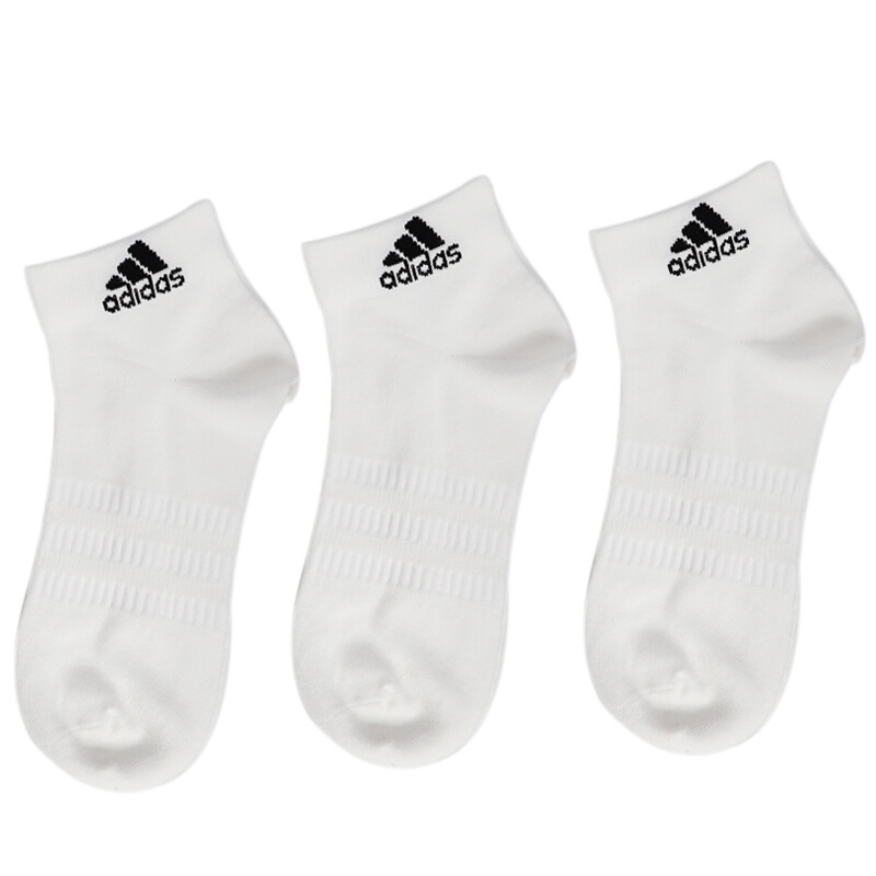 adidas阿迪达斯男袜女袜新款透气健身训练三双装袜子运动袜dz9435c
