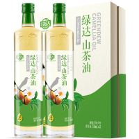 绿达6清有机压榨有机山茶油750ml*2 礼盒装 团购 山茶油 茶油 食用油