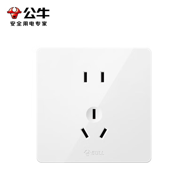 公牛 开关插座 G12Z227S二极+三极分体插座10A/16A高清大图