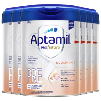 【6罐装】Aptamil德国原装进口爱他美白金版pre段0-6个月婴幼儿配方奶粉800g