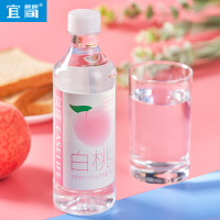 宜简苏打水新品无汽白桃味苏打水弱碱性0糖0卡饮料整箱360ml*6瓶量贩装