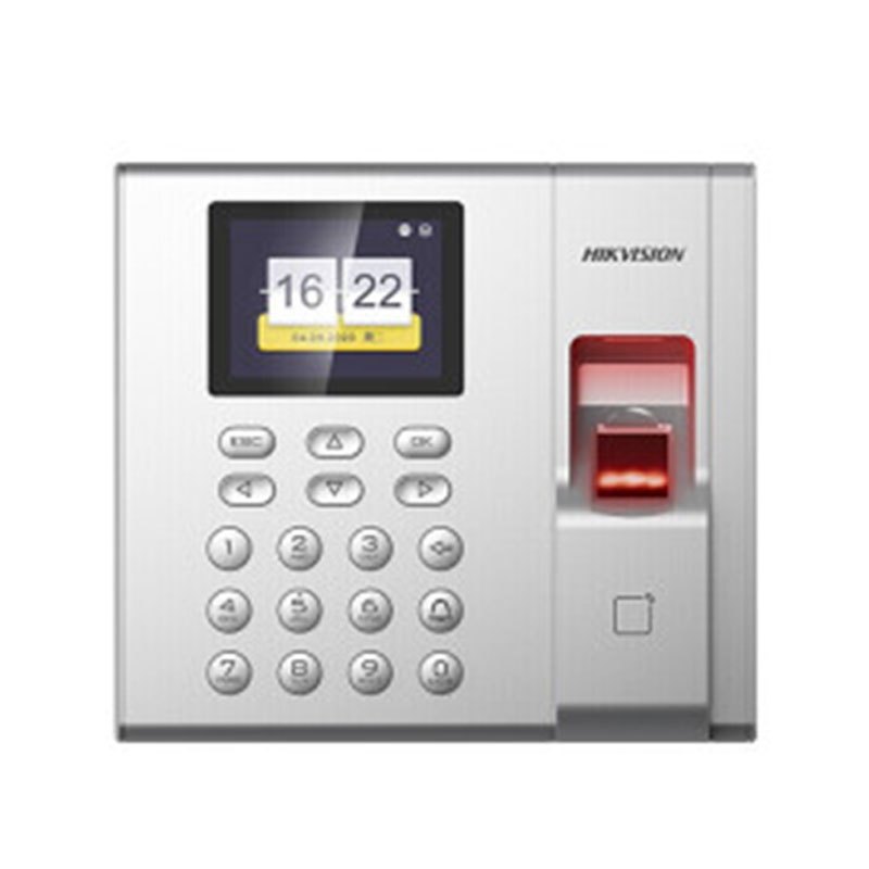 海康威视(HIKVISION)指纹门禁考勤一体机支持Mifare卡、CPU卡序列号、指纹DS-K1T8004MF