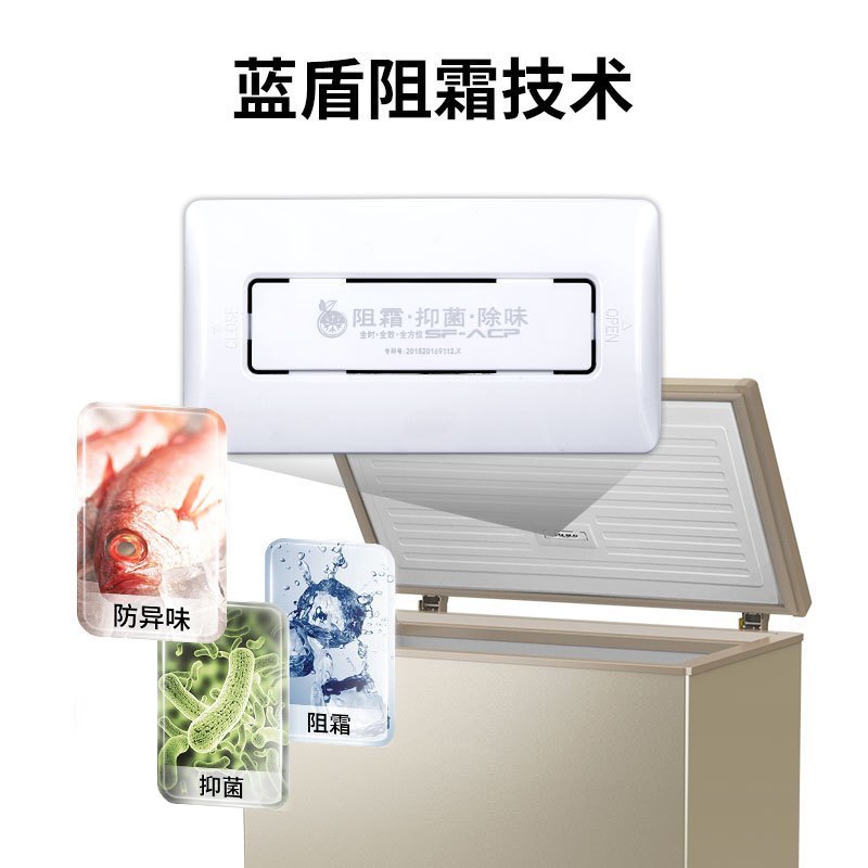 澳柯玛BC/BD-203FNE家用小冰柜减霜超低温速急冻零下-40度冷冻柜