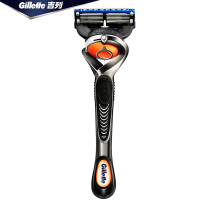 Gillette/吉列锋隐致顺手动剃须刀男士锋速5刀片刮胡刀手动1刀架1刀头送剃须泡和收纳盒套装