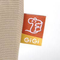 吉吉（GiGi）汽车腰靠 GT-1328竹炭记忆棉靠枕 背靠垫 车用办公用腰枕杏色