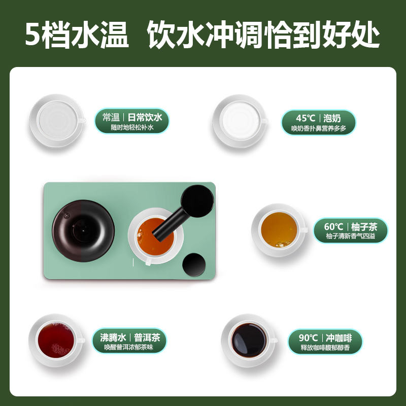 美国西屋即热式饮水机家用小型桌面台式热水机迷你智能茶吧机189高清大图