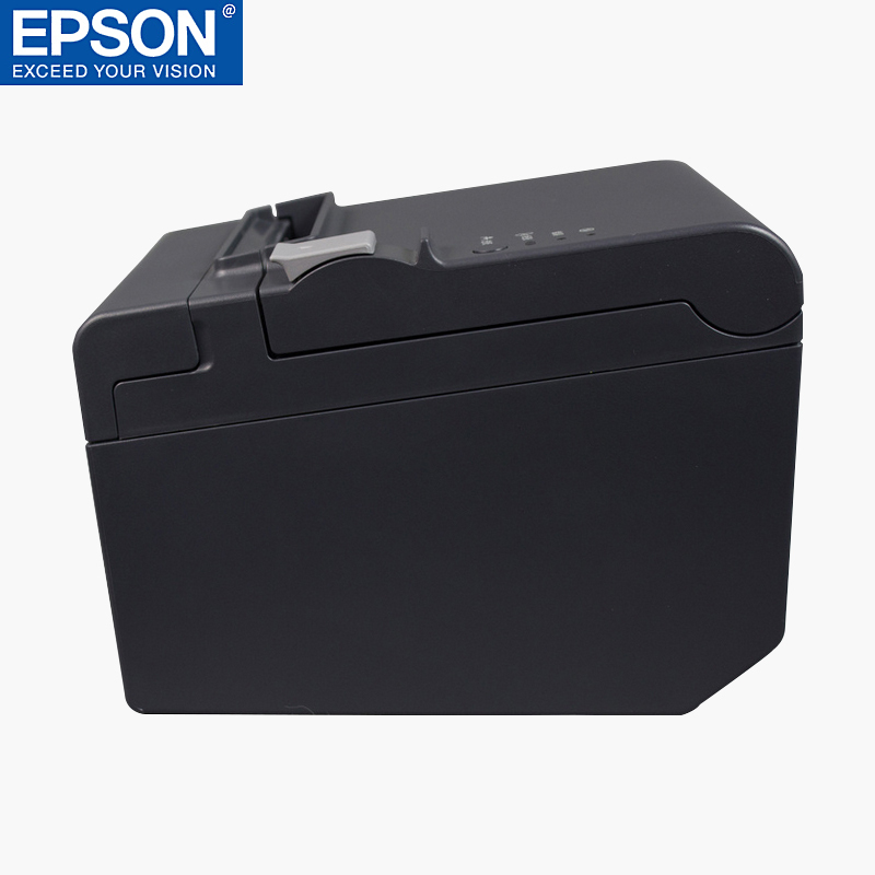 Epson爱普生TM-T81II/82II微型热敏票据打印机 超市餐饮收银小票打印 饭店收银票据打印机(串口) 官方标配
