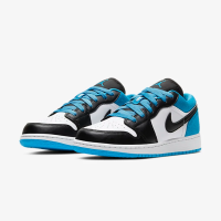 Air Jordan 1 AJ1 Low SE 激光蓝 黑粉泼墨 男士低帮休闲运动篮球鞋