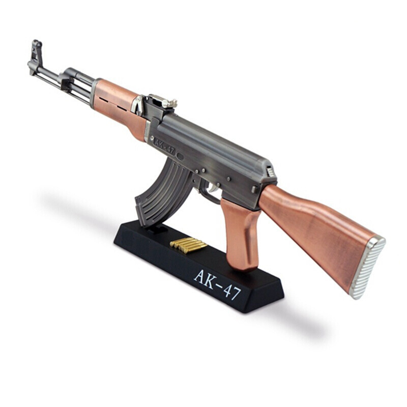 05 ak47模型 儿童仿真金属玩具 全金属可拆卸不可发射合金道具模军迷