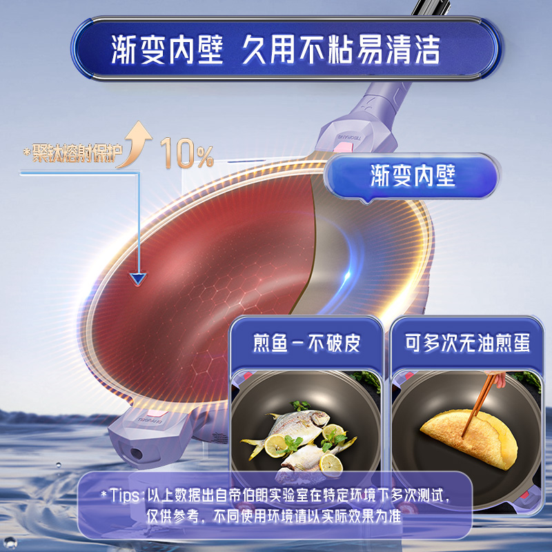 帝伯朗城际系列 八合一浮雕多用锅火32cm紫色DBL-CJG03高清大图