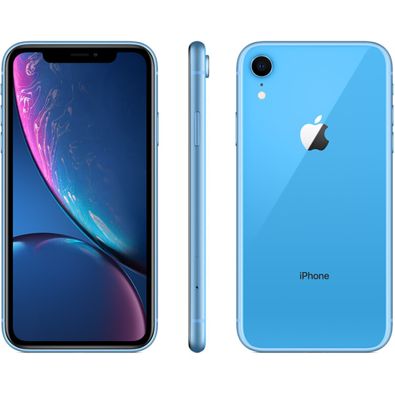 【无锁】Apple/苹果 iPhone XR 美版全新未激活 移动联通电信4G 智能手机 64GB 蓝色 裸机